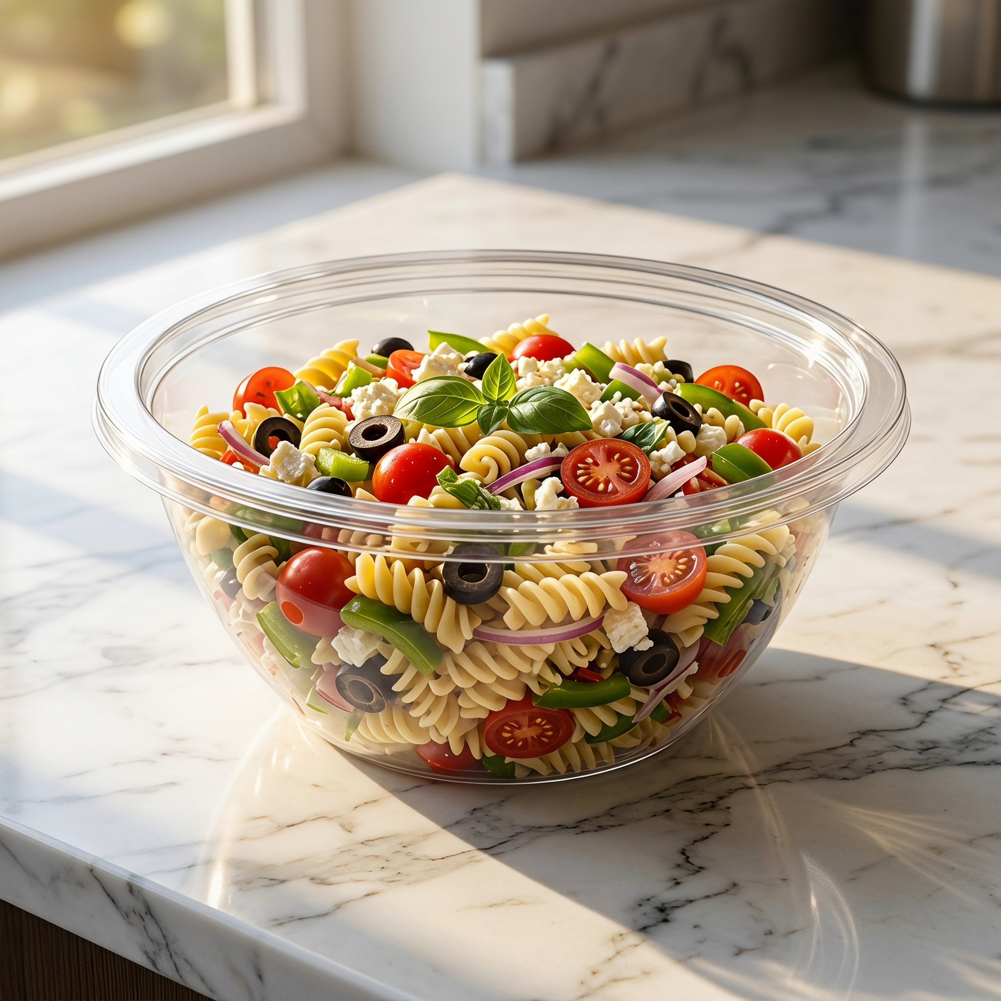 2 sets doorzichtige saladescha - Food Storage Meals recensie en prijs