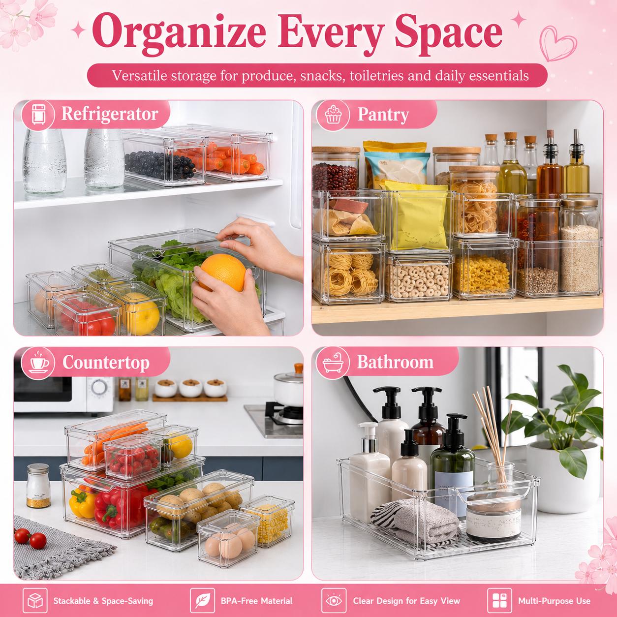 Stapelbare koelkastorganisator - Food Storage Without Pantry recensie en prijs
