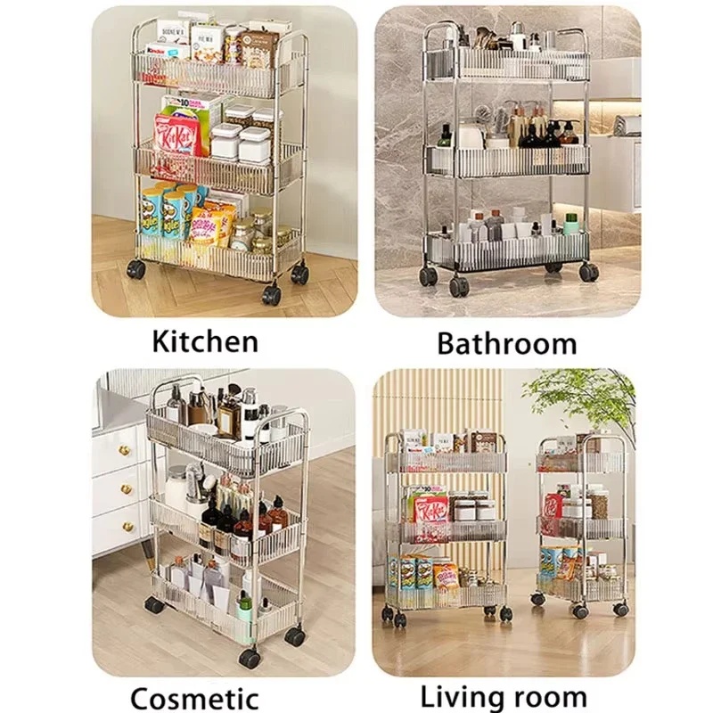 Meerlaags rolwagentje met verr - Food Storage Rack For Kitchen recensie en prijs