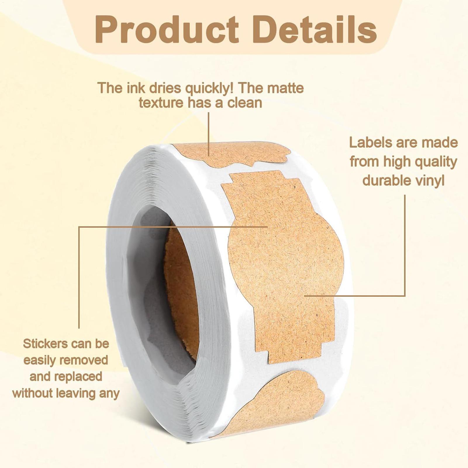 300 STUKS Pot Etiketten Sticke - Food Storage Jar Labels recensie en prijs