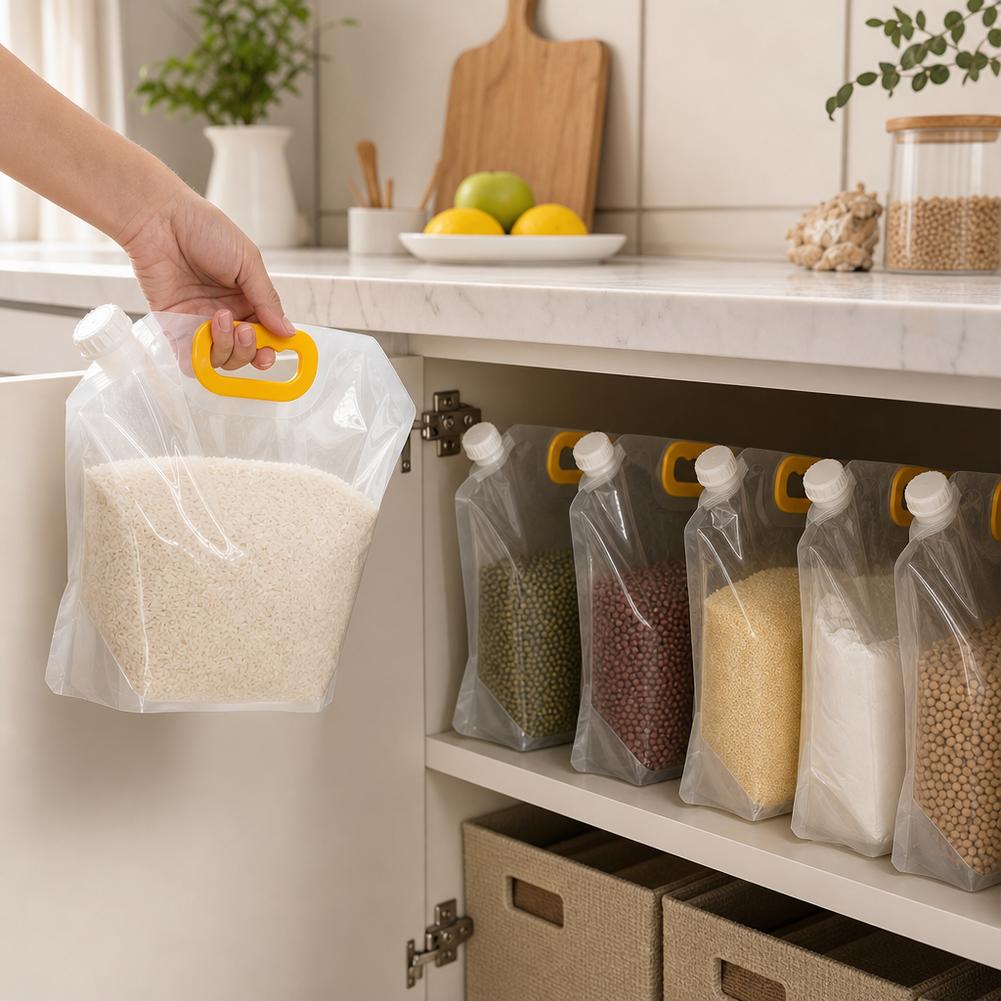 Grote, afsluitbare zak met han - Food Storage Large Plastic Containers recensie en prijs