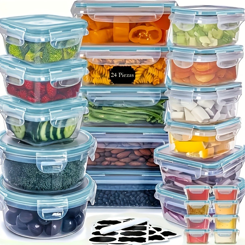 48-delige BPA-vrije voedselbew - Food Storage Jar Set recensie en prijs
