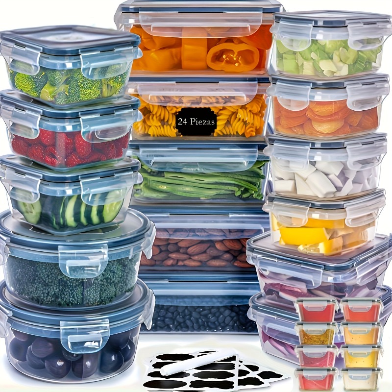 48-delige BPA-vrije voedselbew - Food Storage Jar Set recensie en prijs