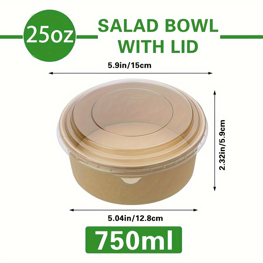 25Oz/750Ml 25/50 Pack Papieren - Food Storage Meals recensie en prijs