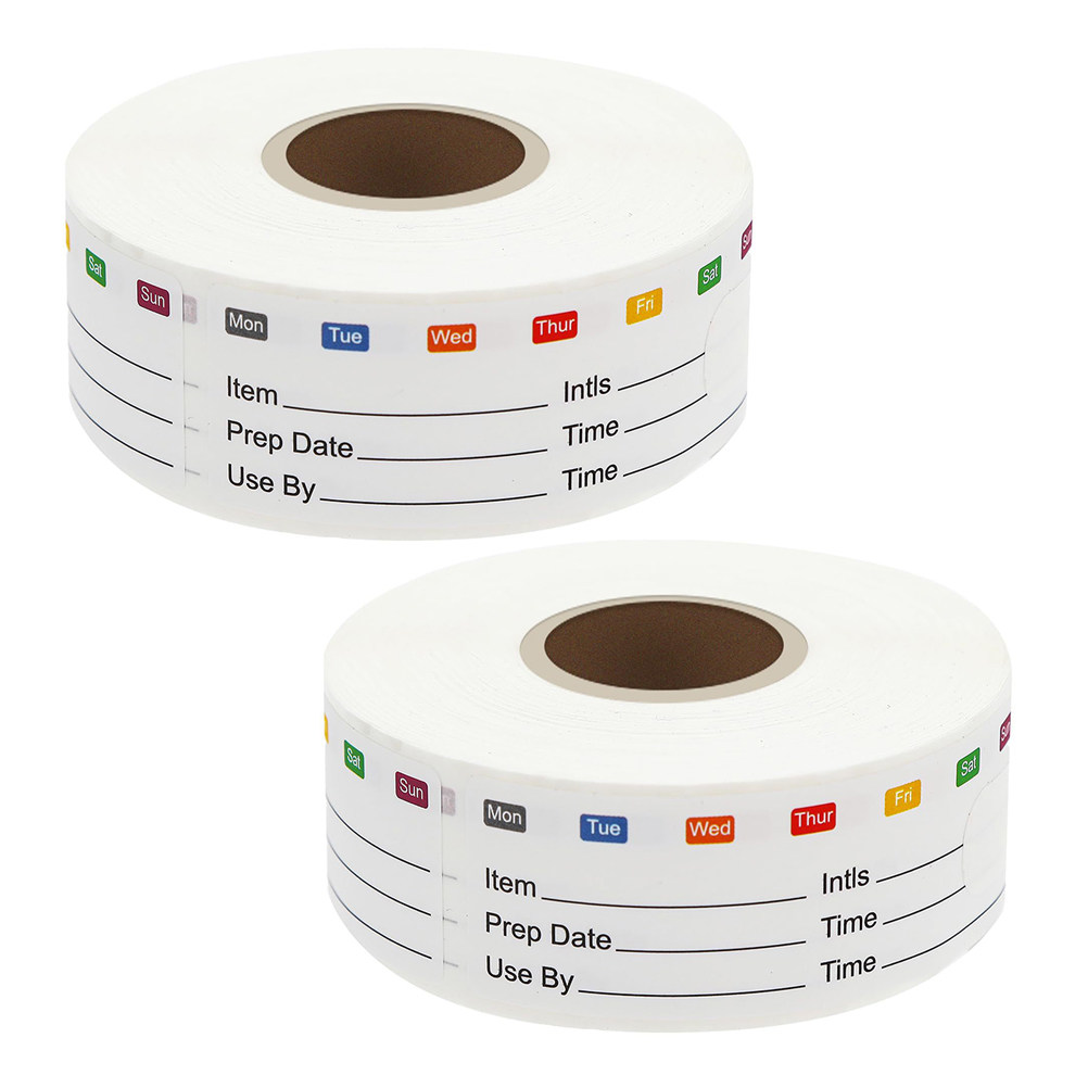 2 Rollen Voedsel Datumstickers - Food Storage Jar Labels recensie en prijs