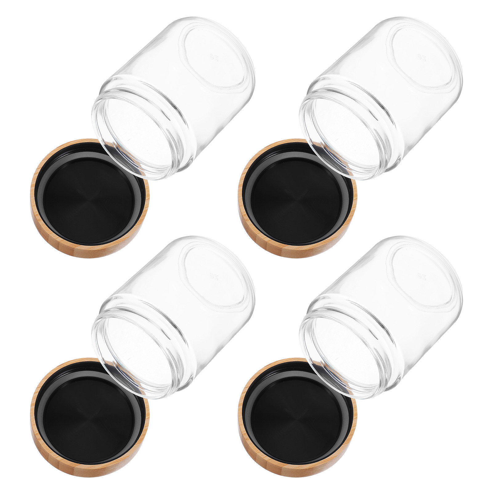 4-delige glazen keukenopslagpo - Food Storage Jars Plastic recensie en prijs
