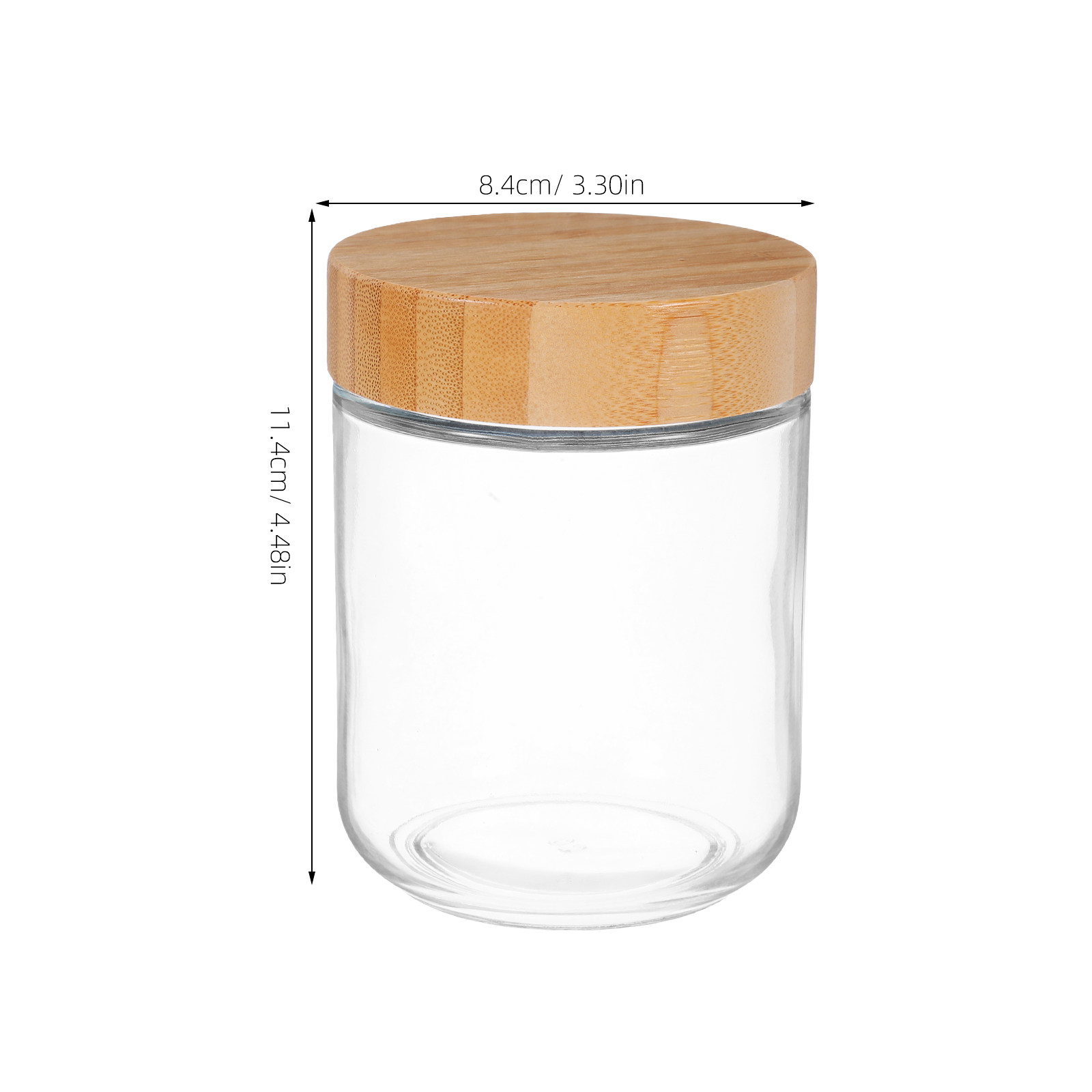 4-delige glazen keukenopslagpo - Food Storage Jars Plastic recensie en prijs