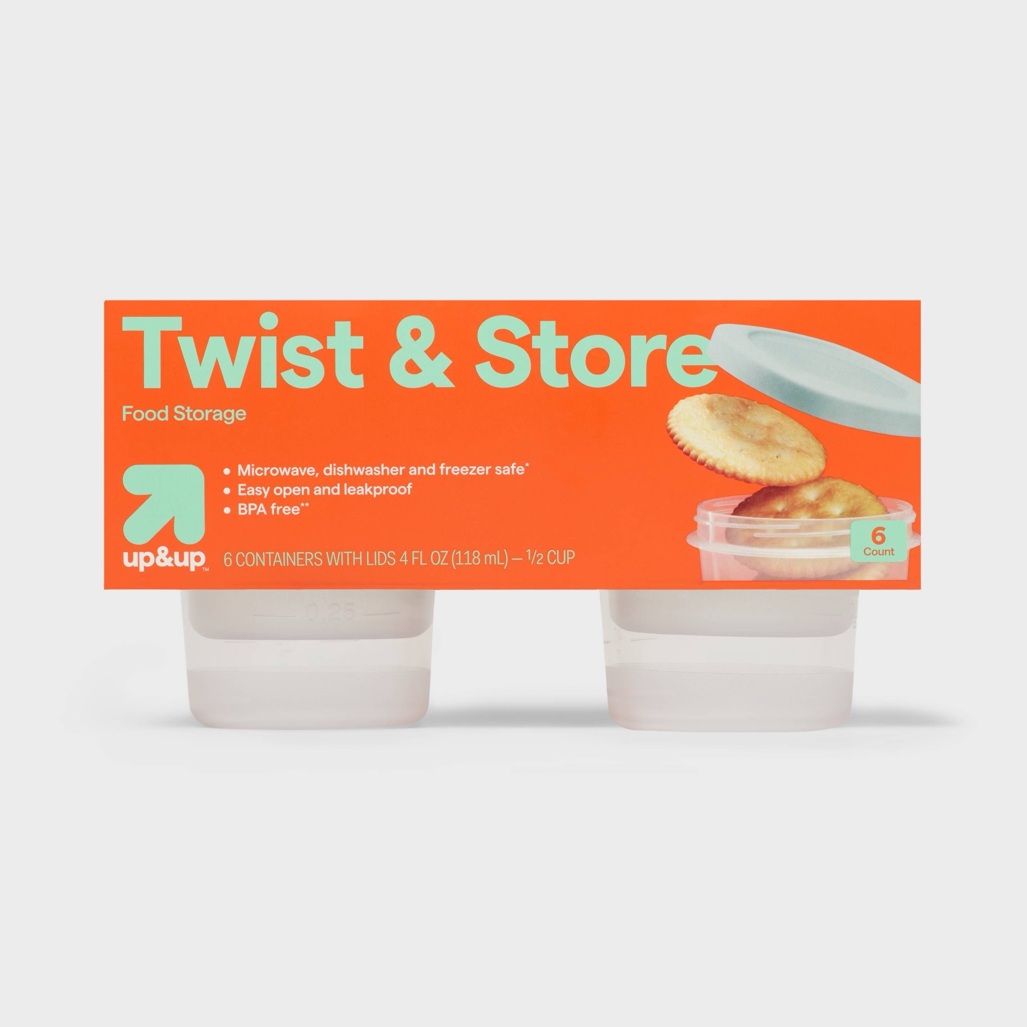 6-delige ronde Twist-Lock voed - Food Storage Prep Containers recensie en prijs