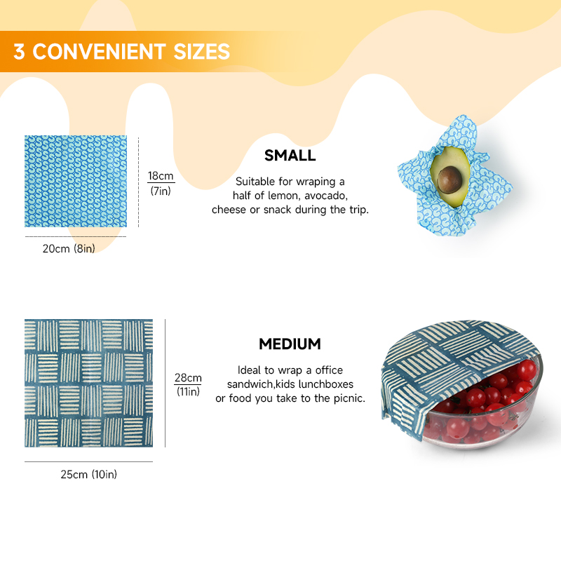 2 stuks / 4 stuks milieuvriend - Beeswax Food Wrap recensie en prijs