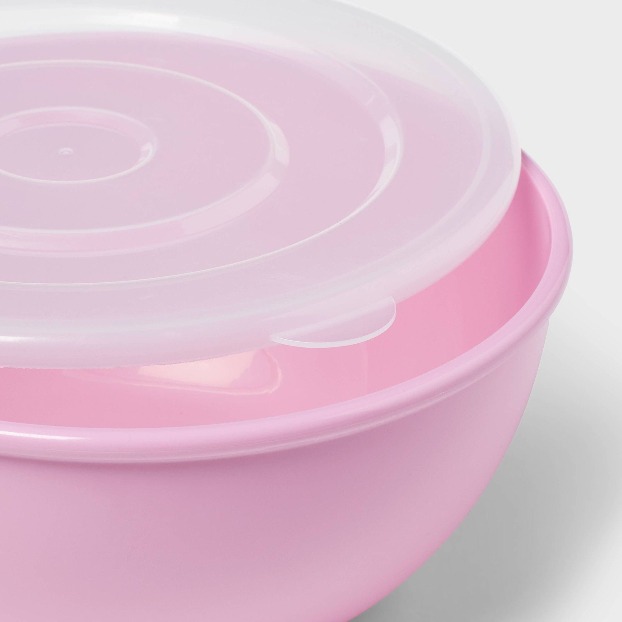 Roze kom met bijpassend deksel - Food Storage Meals recensie en prijs