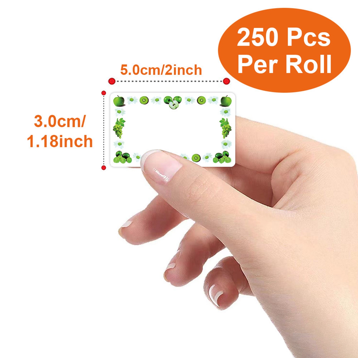 250 stuks rechthoekige inblikk - Food Storage Jar Labels recensie en prijs