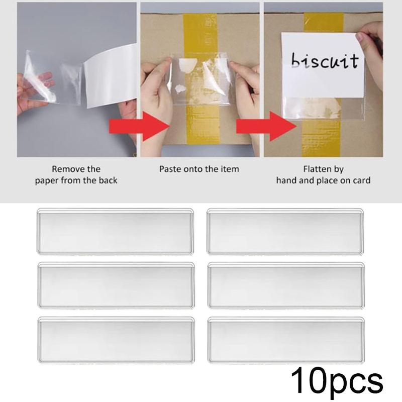10 stuks transparante PVC zelf - Food Storage Jar Labels recensie en prijs