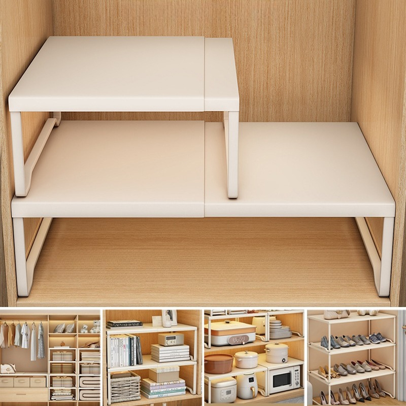 Uitbreidbaar stapelbaar opberg - Food Storage Rack For Kitchen recensie en prijs